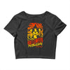 crazy halloween pit lady Crop Top