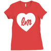 little mix logo heart Ladies Fitted T-Shirt