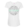 go vegan 3 Maternity Scoop Neck T-shirt