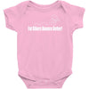 fat bikers bounce better Baby Onesie