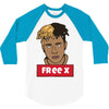 xxxtentacion 3/4 Sleeve Shirt