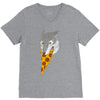 pizza wolf V-Neck Tee
