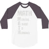 math mental abuse to humans 3/4 Sleeve Shirt