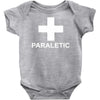 paraletic funny printed green top drinking booze party drunk Baby Onesie