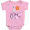 spacex don't panic in space Baby Bodysuit