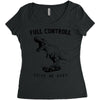 full controll Women's Triblend Scoop T-shirt