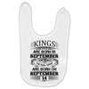 Real Kings Are Born On September 14 Baby Bibs