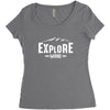 Explore More Women's Triblend Scoop T-shirt