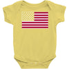 usa flag navy american Baby Onesie