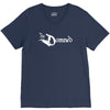 the damned band logo screen printed retro V-Neck Tee