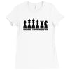 choose your weapon Ladies Fitted T-Shirt
