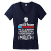 Donald trump The D Is Missing Women's V-Neck T-Shirt