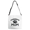 cockerpoo mum Adjustable Strap Totes