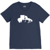 b&auml;r vs einhor  funny V-Neck Tee