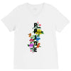 Pride Floral LGBT Colors V-Neck Tee