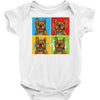 pop art Baby Bodysuit