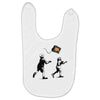 banksy kids play t.v. ball Baby Bibs