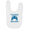 my favorite exercise is video games Baby Bibs
