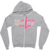 walter high school softball Zipper Hoodie