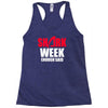 shark week enough Racerback Tank