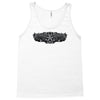 pinstripe 2 skull humor funny Tank Top