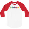 dungeons and dragons die hit 3/4 Sleeve Shirt