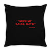 Suck my balls mate! (Magnussen) Throw Pillow