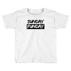 sunday funday t shirt funny jersey shore football Toddler T-shirt