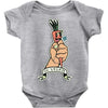 go vegan 6 Baby Bodysuit