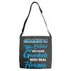 Grandpa Was Created because Grankids Need Real Heroes Adjustable Strap Totes