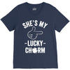she's my lucky charm V-Neck Tee
