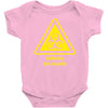 biohazard symbol laboratory hazard warning sign Baby Onesie