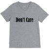 don't care V-Neck Tee