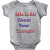 life is all Baby Onesie