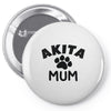 akita mum Pin-back button