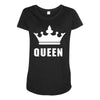 Queen Maternity Scoop Neck T-shirt