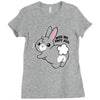 kiss my soft ass Ladies Fitted T-Shirt