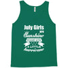 July Girls Are Sunshine Mixed With A Little Hurricane Tank Top