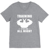Training to be Like All Might V-Neck Tee