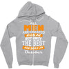 all men are created equal but only the best are born in october Zipper Hoodie