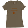Grandpa Powered by coffee Ladies Fitted T-Shirt
