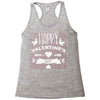 happy valentine's day Racerback Tank