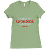 failed psych evaluation Ladies Fitted T-Shirt