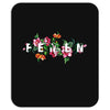 Femen with Flowers Mousepad