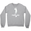 finger wag batle royal gaming Crewneck Sweatshirt