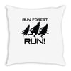 run forest run Throw Pillow