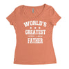 worlds greatest farter funny fathers day new men t shirt w10 Women's Triblend Scoop T-shirt