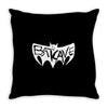 batcave goth logo Throw Pillow