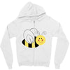 cute bee Zipper Hoodie