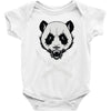 black metal panda Baby Onesie